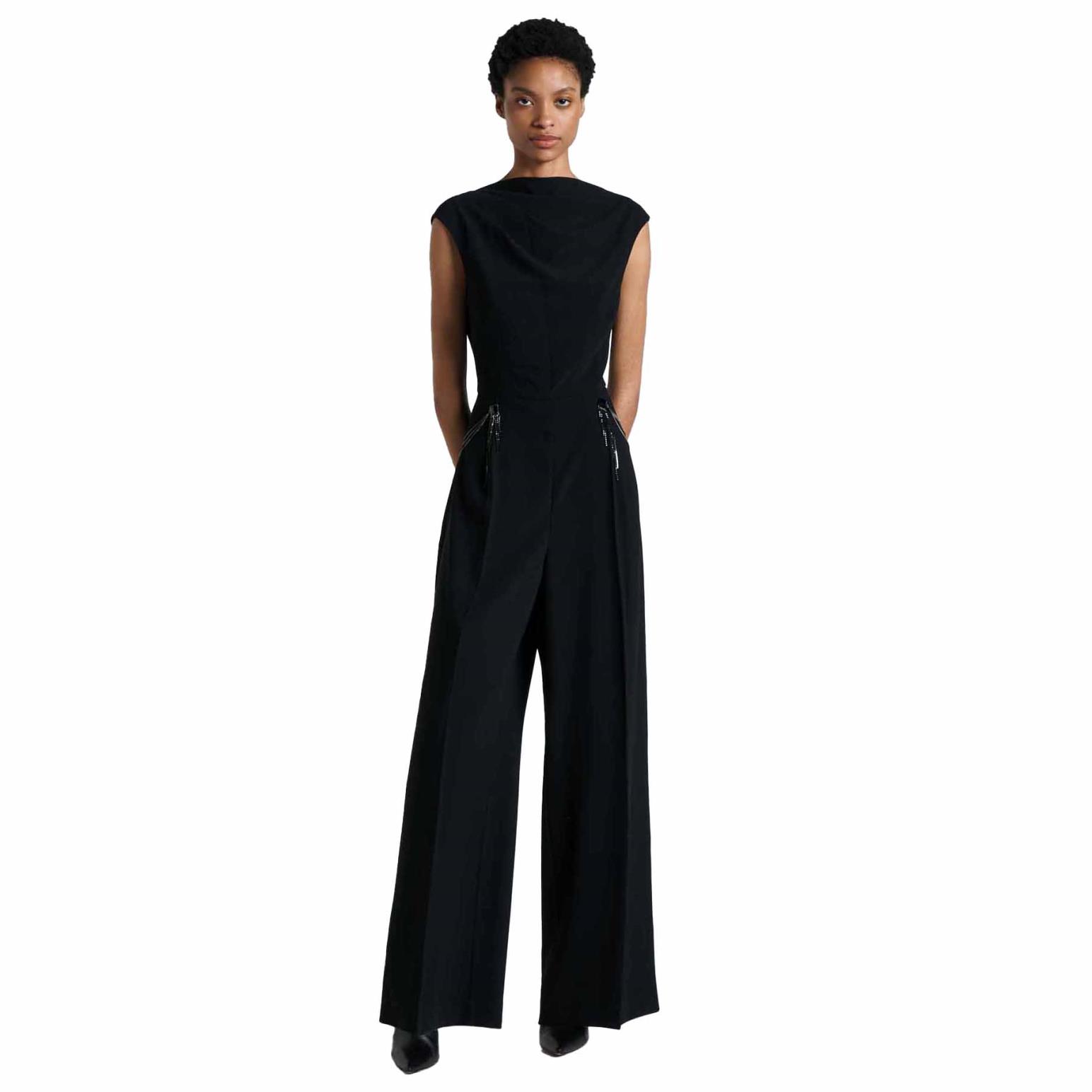 Cue Chandelier Trim Jumpsuit